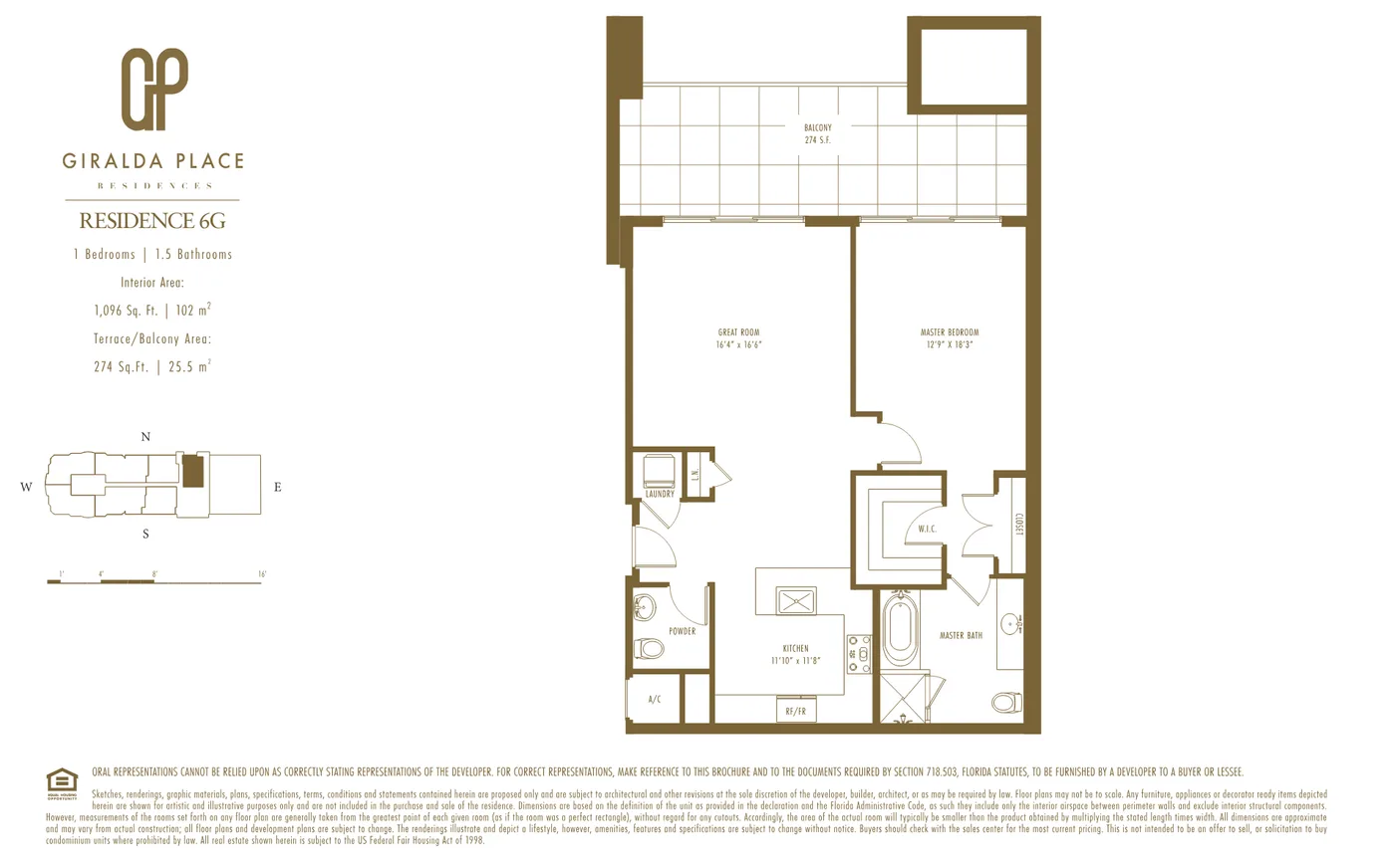 Giralda Place floor plan Plan 1
