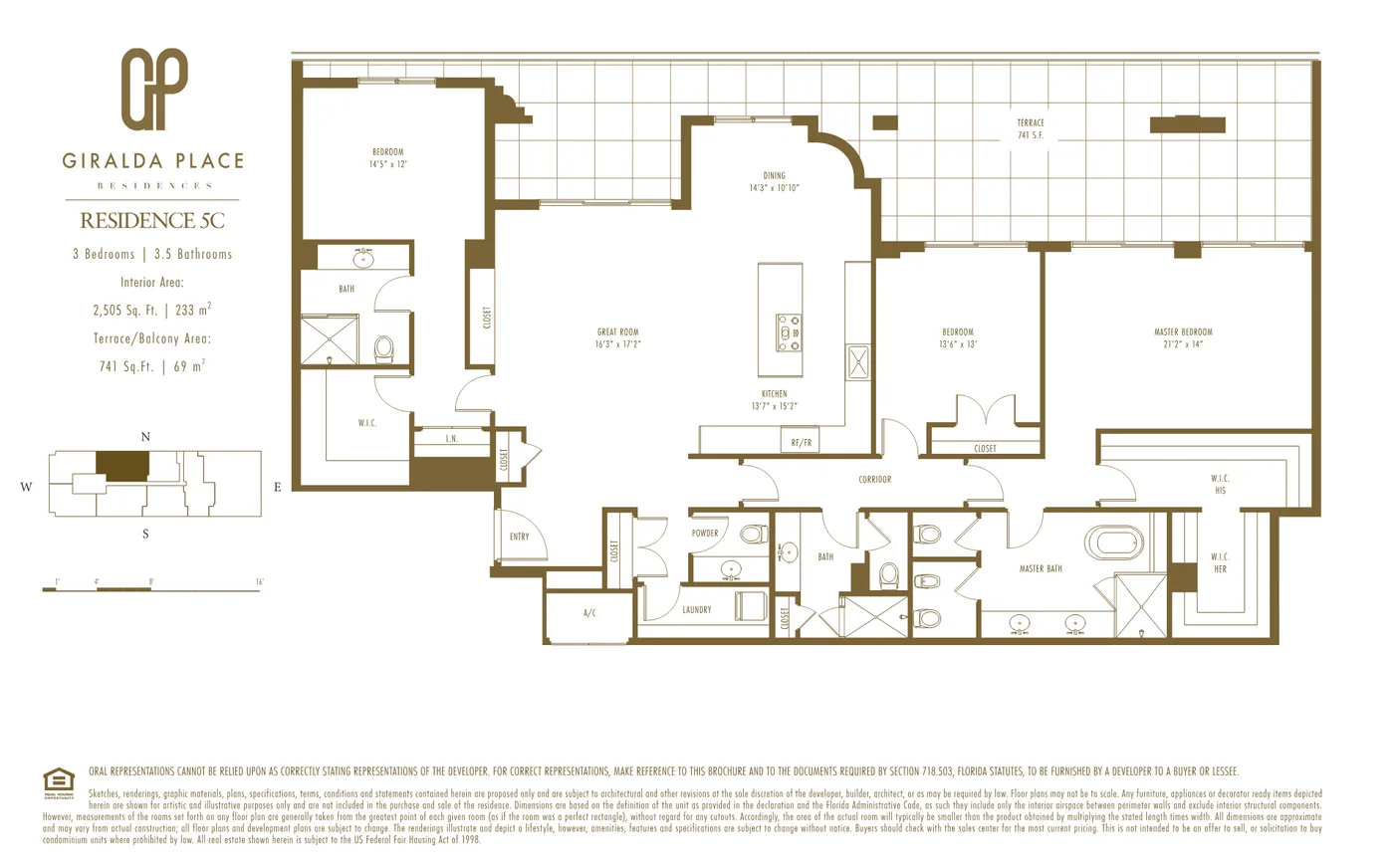 Giralda Place floor plan Plan 12