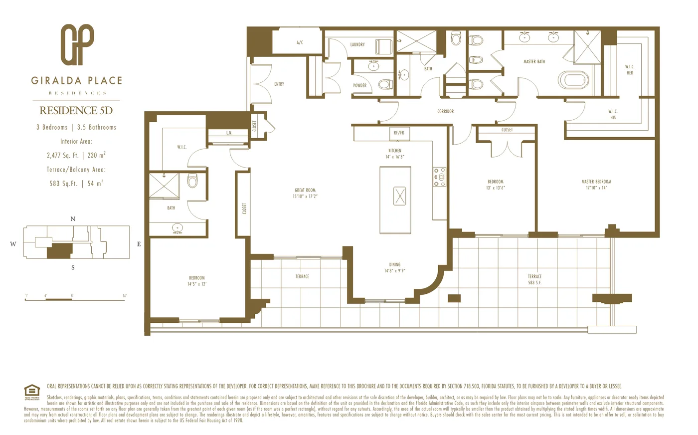 Giralda Place floor plan Plan 13