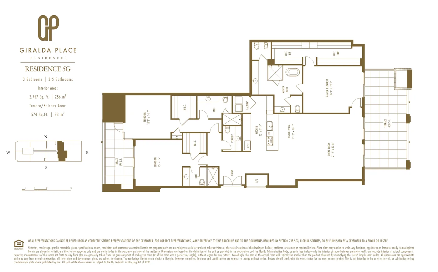 Giralda Place floor plan Plan 14