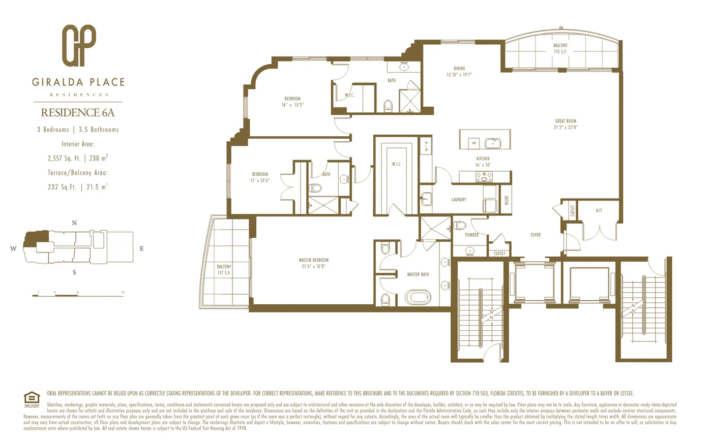 Giralda Place floor plan Plan 15