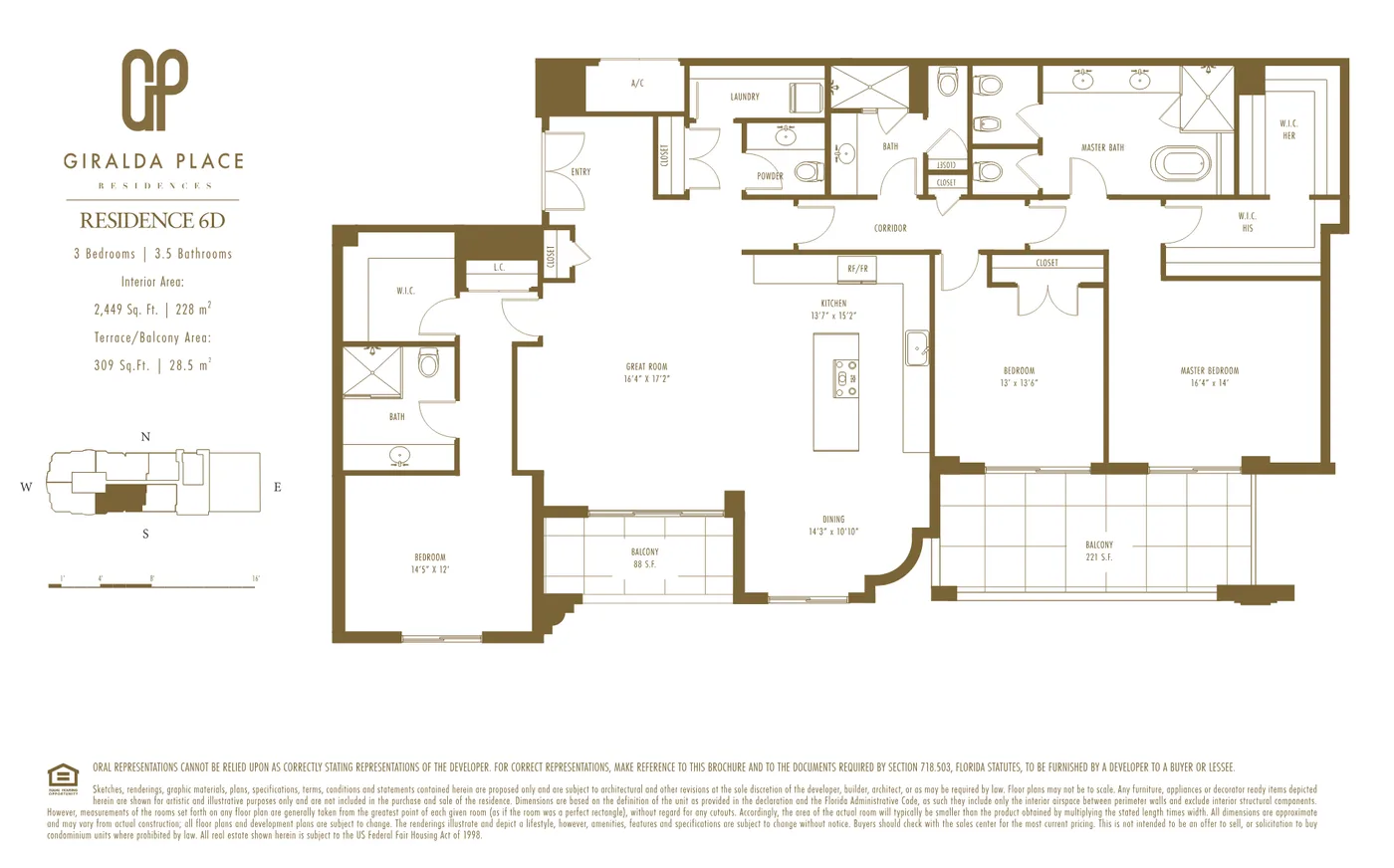 Giralda Place floor plan Plan 18