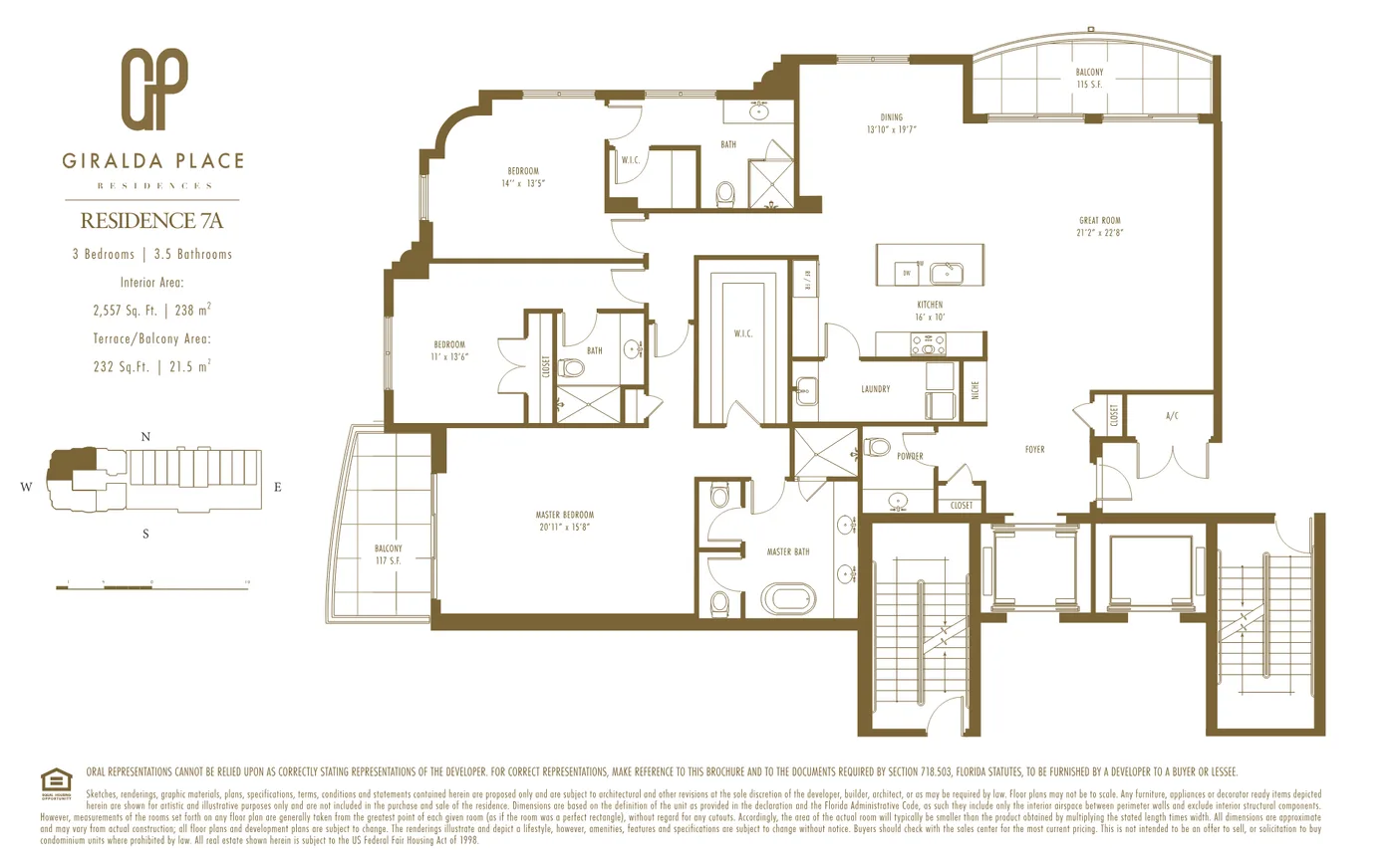 Giralda Place floor plan Plan 19