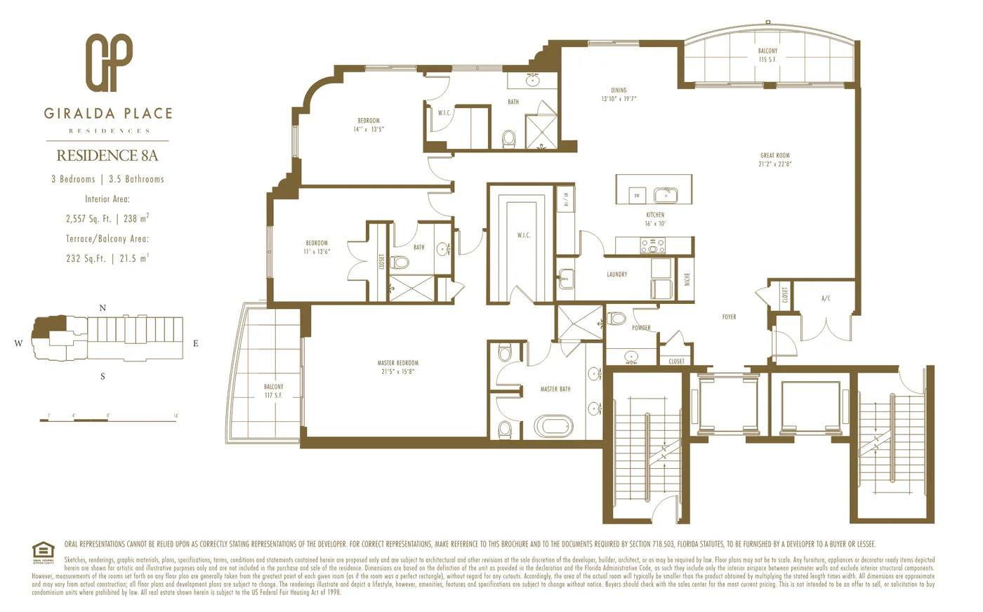 Giralda Place floor plan Plan 21