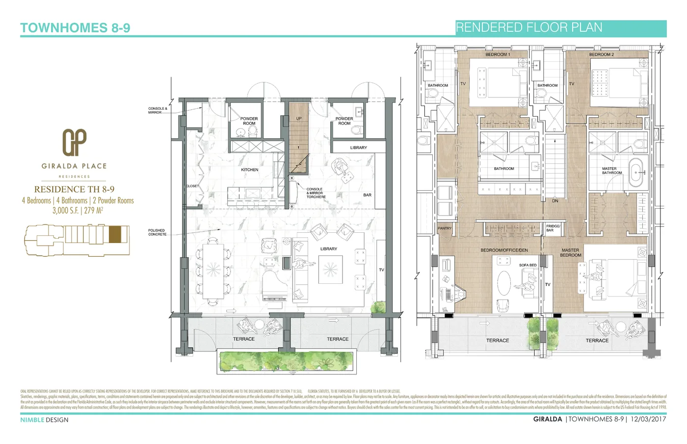 Giralda Place floor plan Plan 26