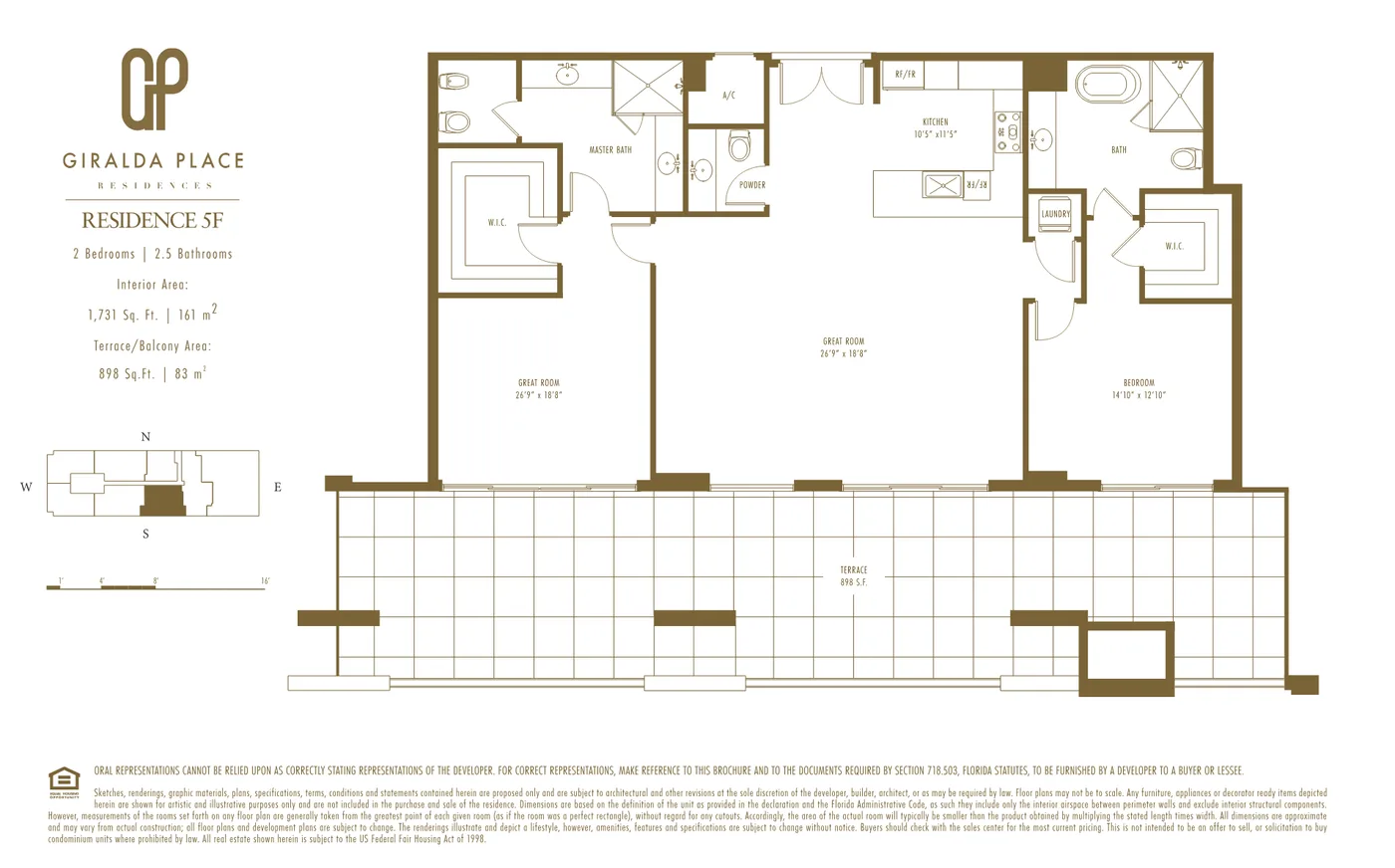 Giralda Place floor plan Plan 3