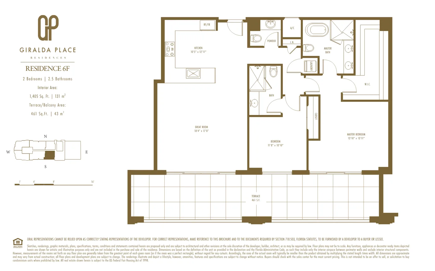 Giralda Place floor plan Plan 5