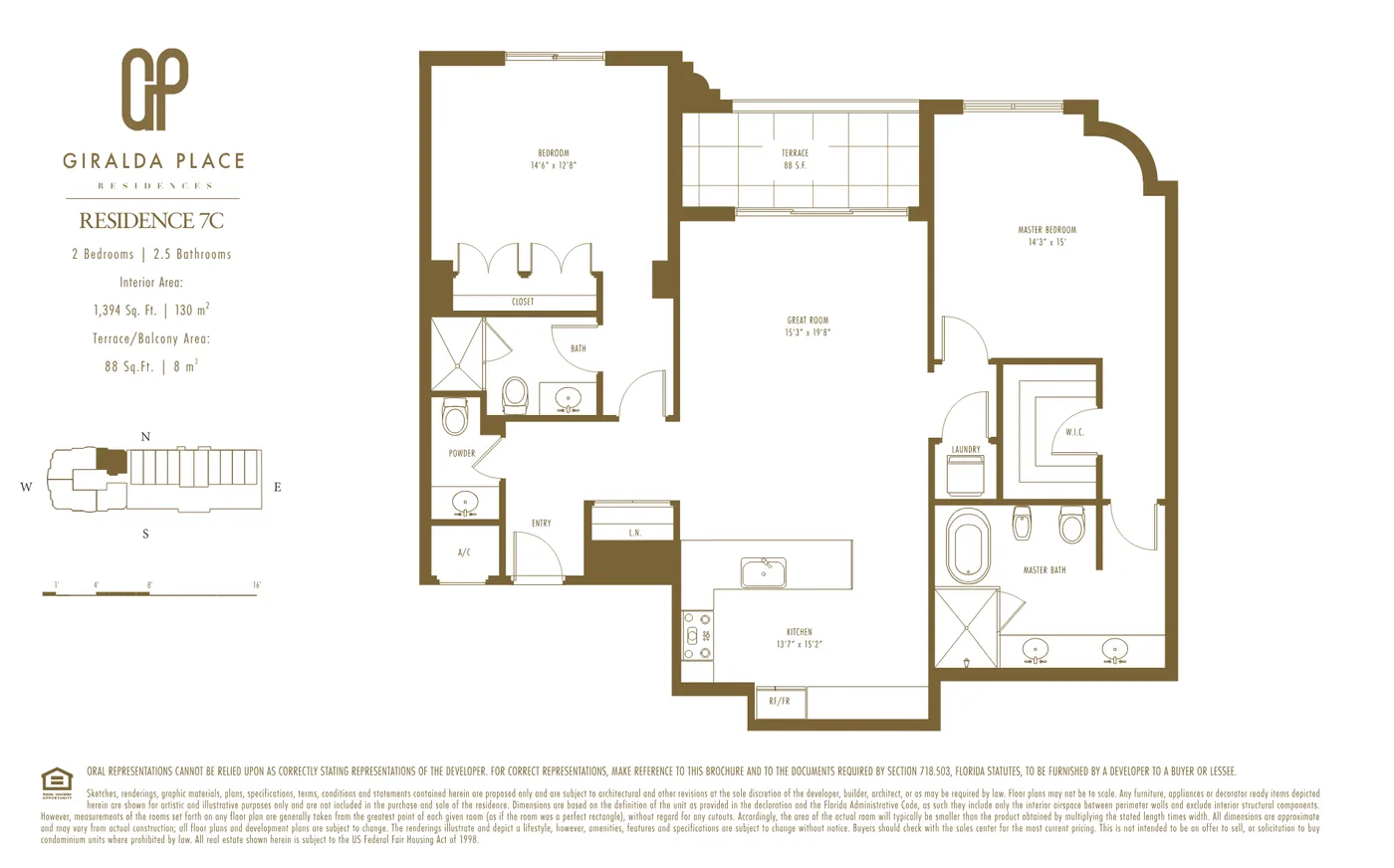 Giralda Place floor plan Plan 6