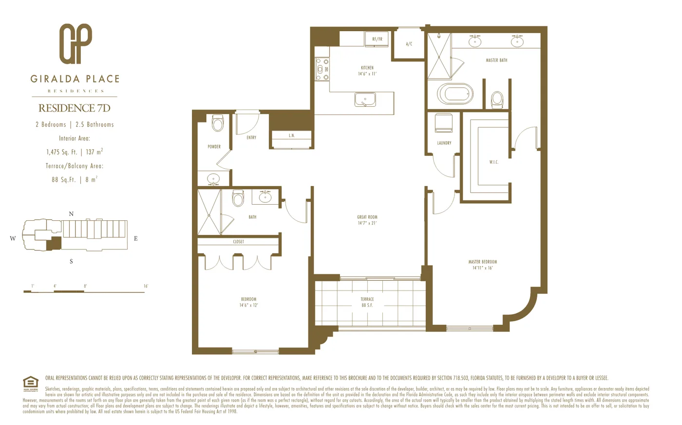 Giralda Place floor plan Plan 7