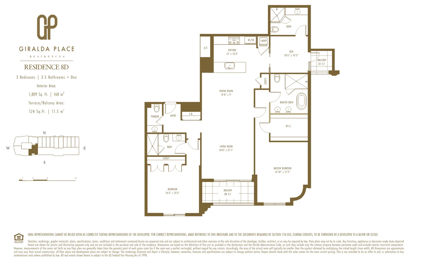 Giralda Place floor plan Plan 9