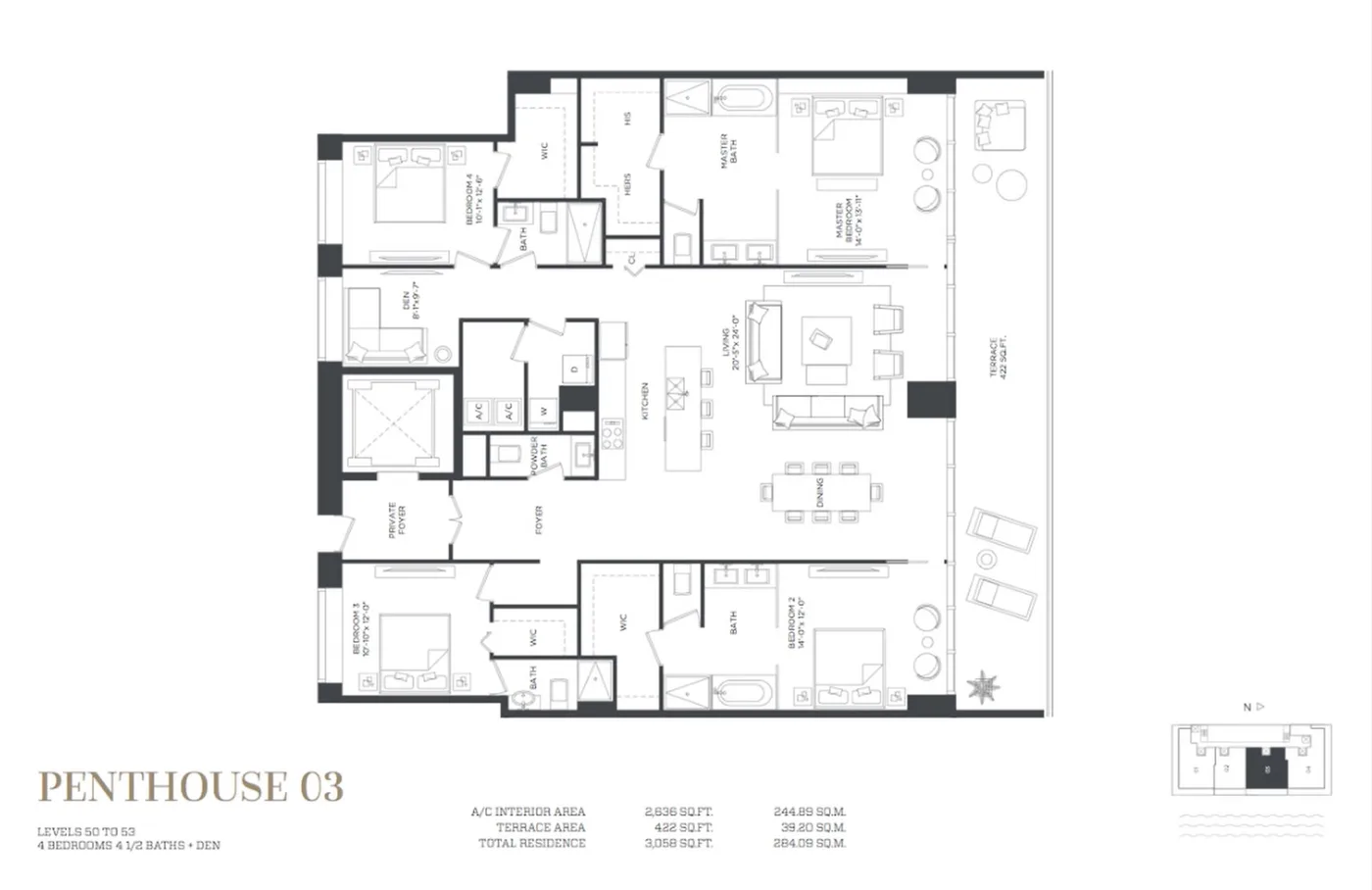 Gran Paraiso floor plan Plan 10
