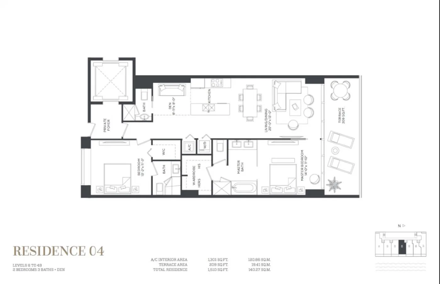 Gran Paraiso floor plan Plan 4