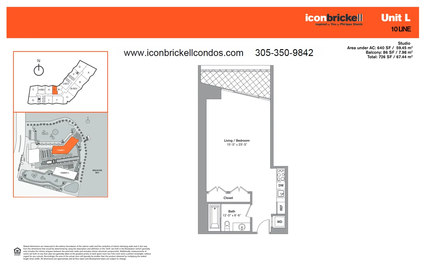Icon Brickell I floor plan Plan 10