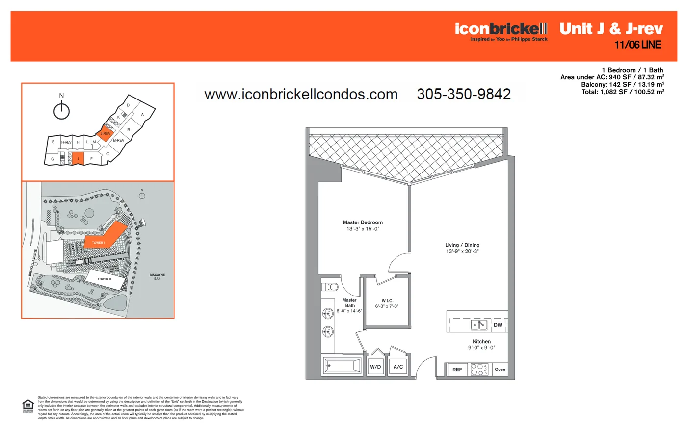 Icon Brickell I floor plan Plan 11