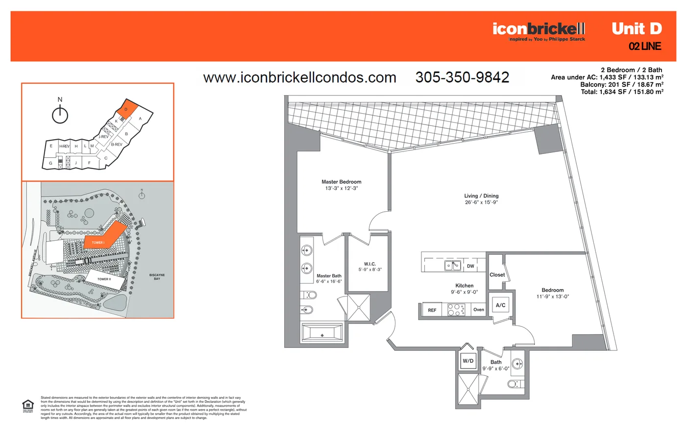 Icon Brickell I floor plan Plan 2