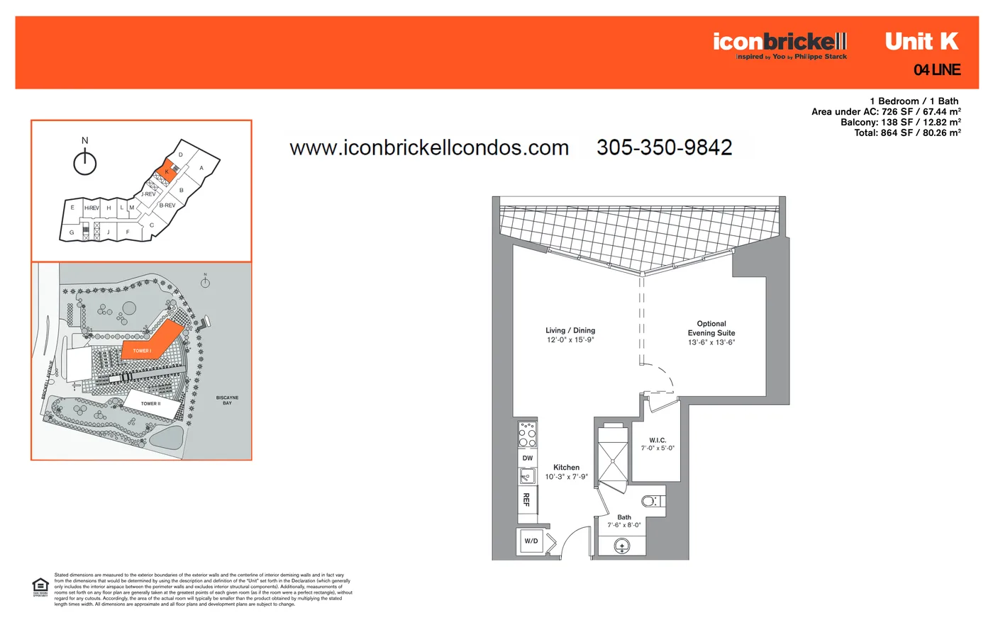 Icon Brickell I floor plan Plan 4