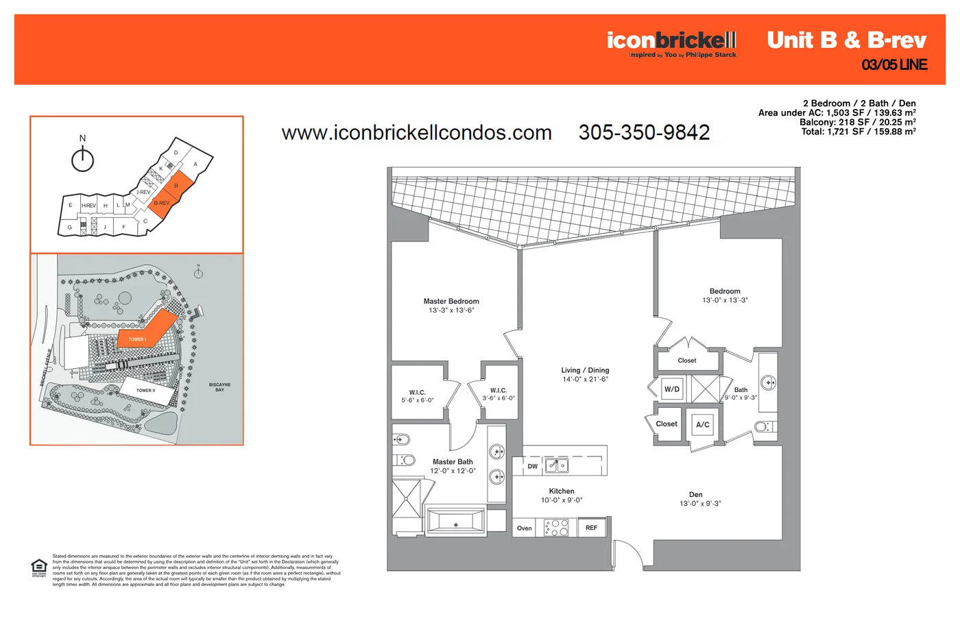 Icon Brickell I floor plan Plan 5