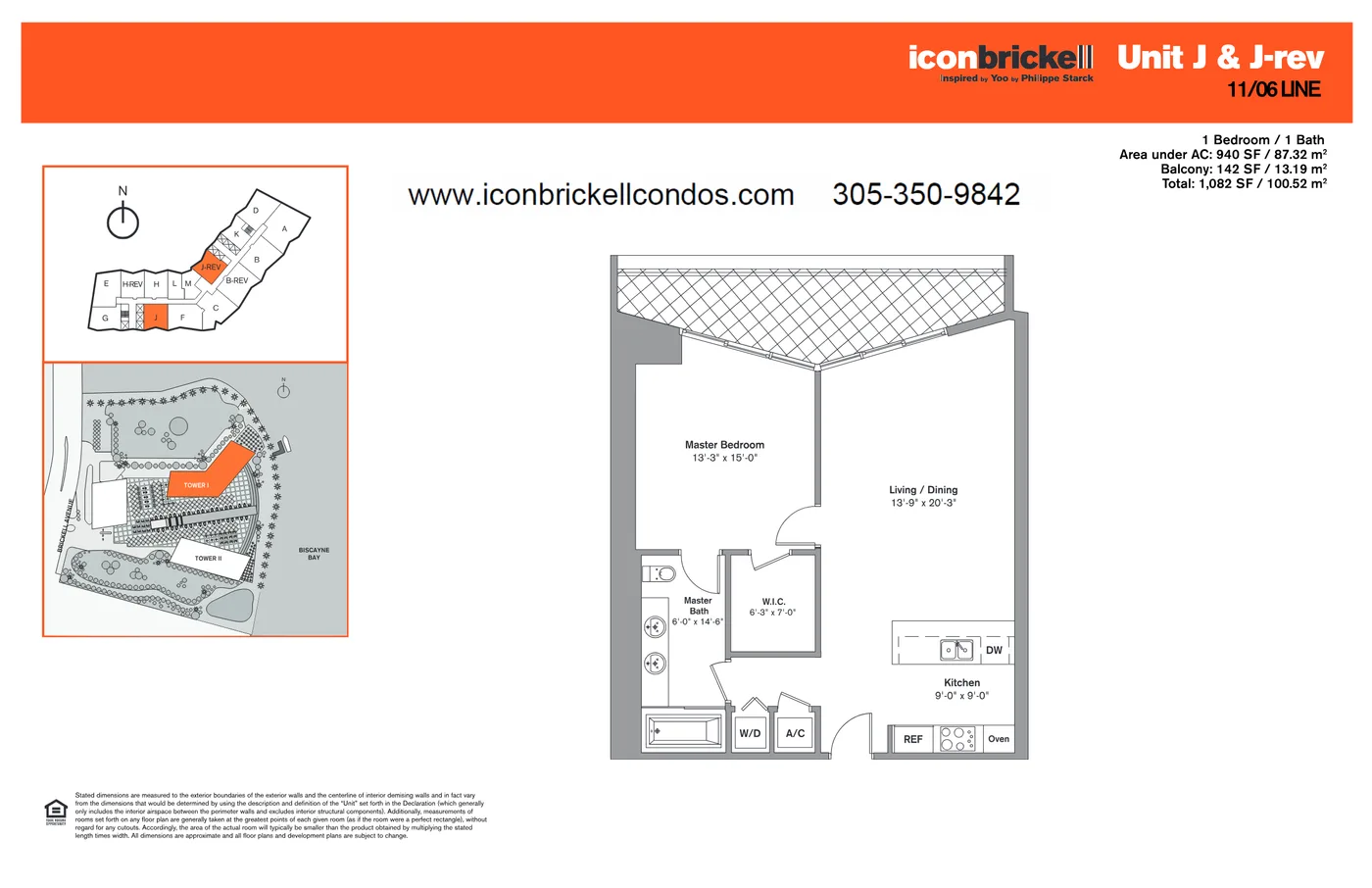 Icon Brickell I floor plan Plan 6