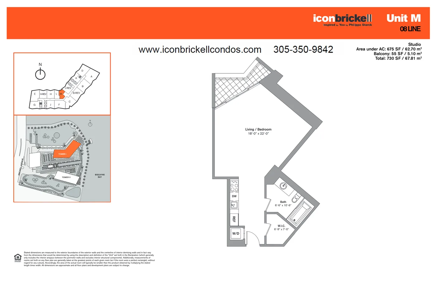 Icon Brickell I floor plan Plan 8