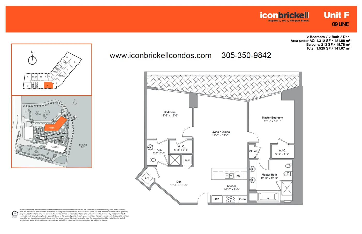 Icon Brickell I floor plan Plan 9