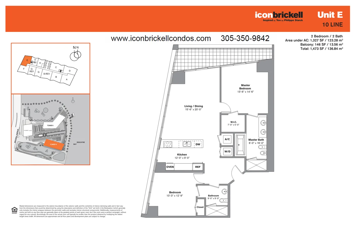 Icon Brickell II floor plan Plan 10