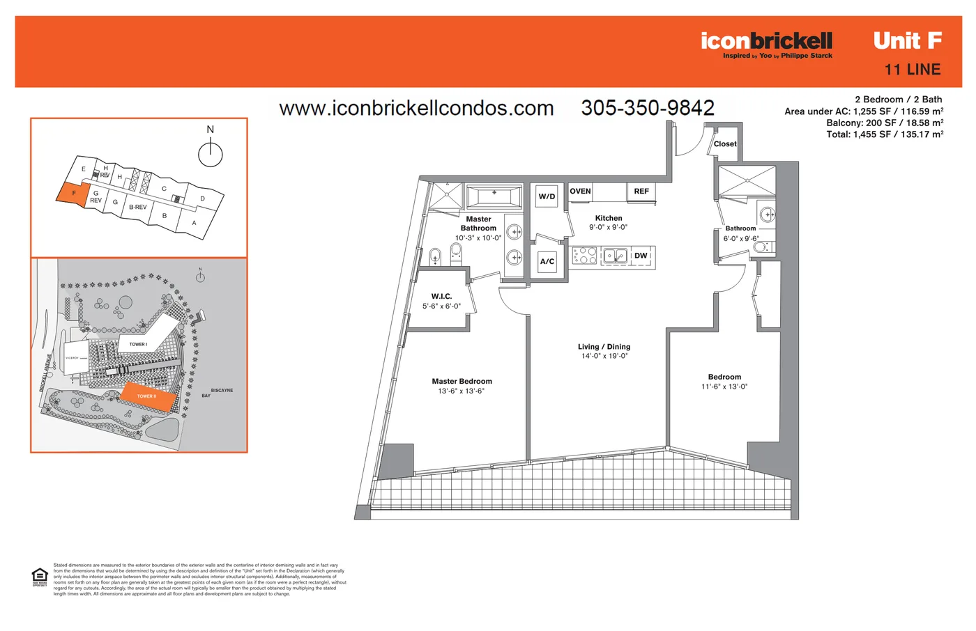 Icon Brickell II floor plan Plan 11