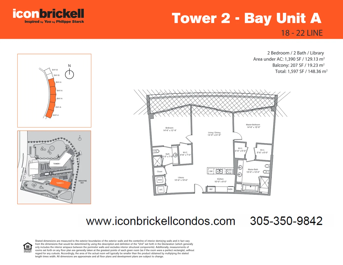 Icon Brickell II floor plan Plan 16