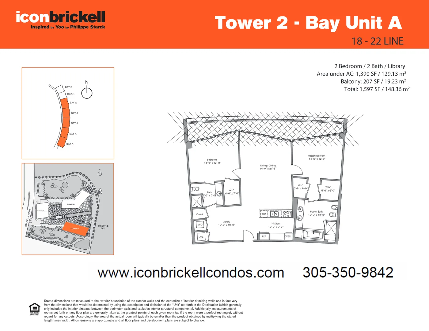 Icon Brickell II floor plan Plan 18