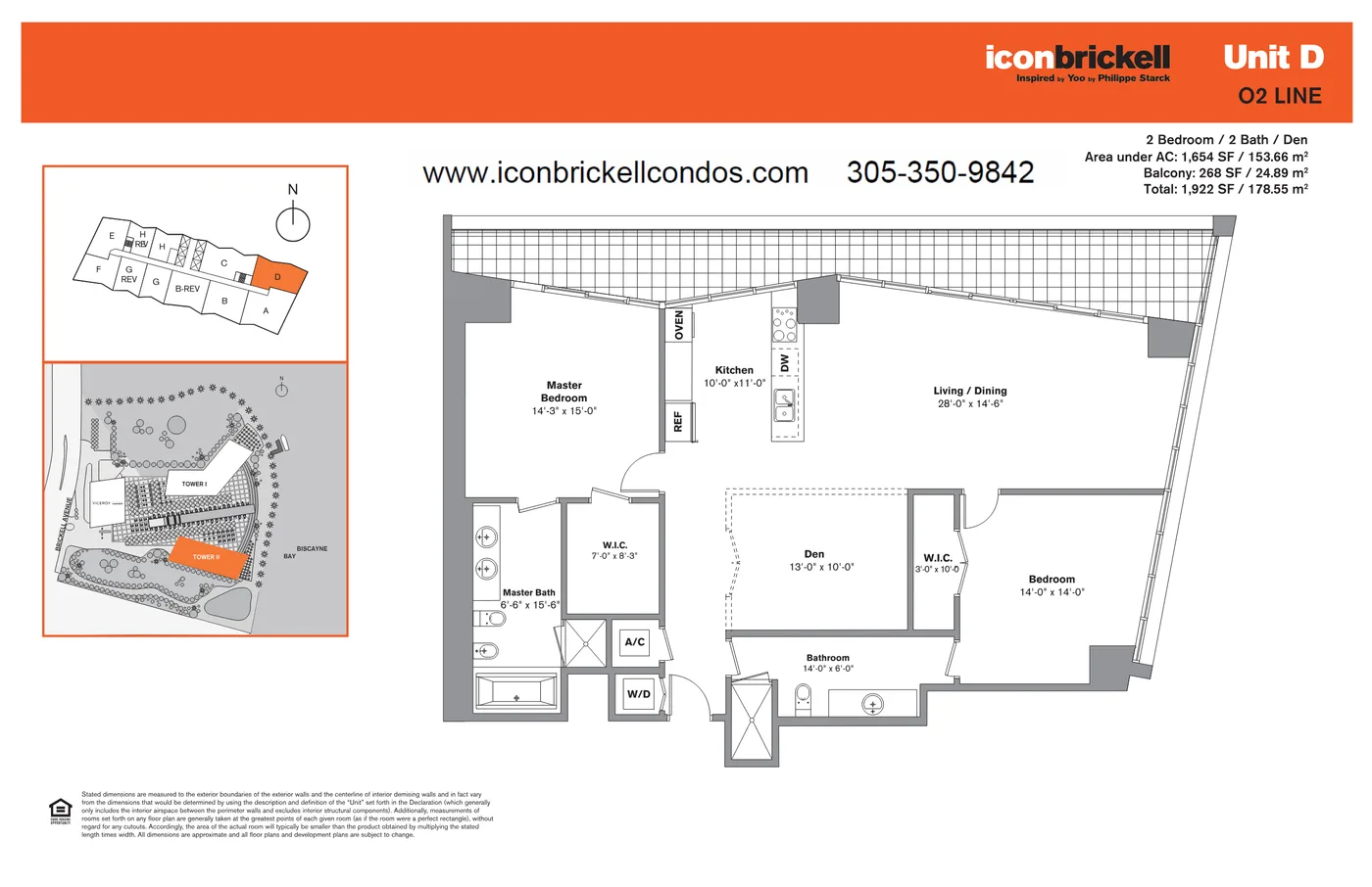 Icon Brickell II floor plan Plan 2