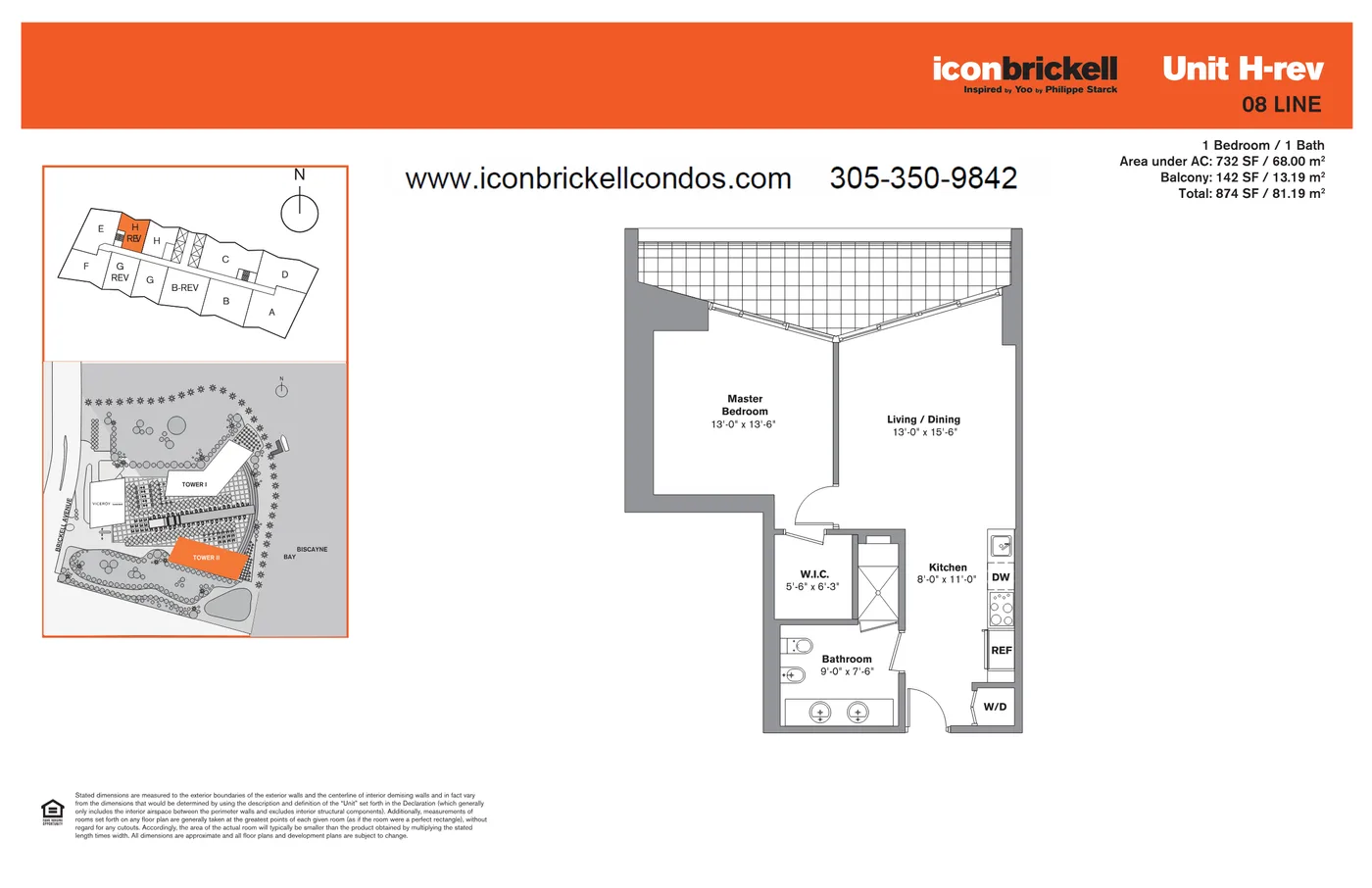 Icon Brickell II floor plan Plan 8