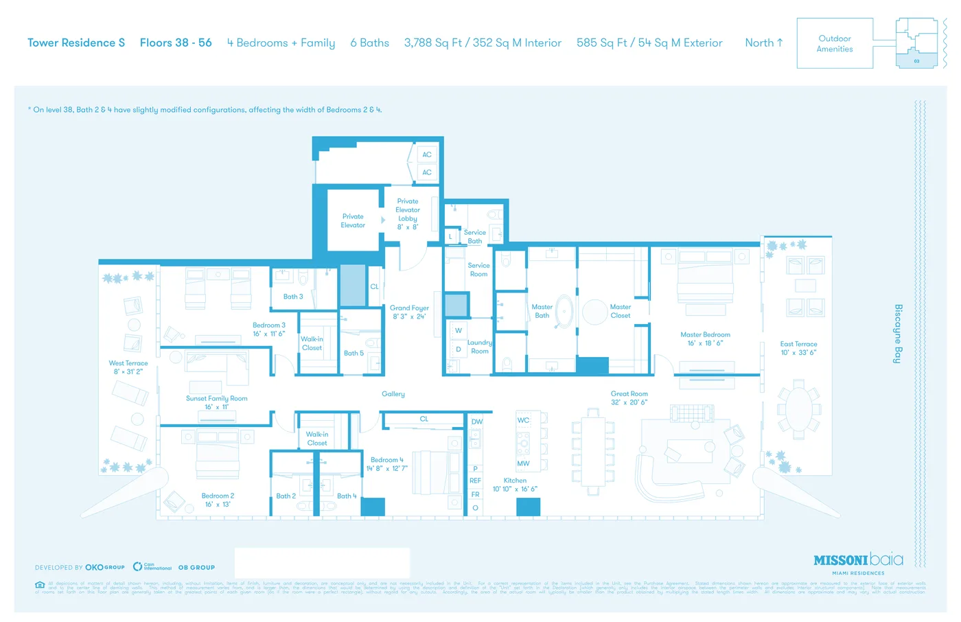 Missoni Baia floor plan Plan 11