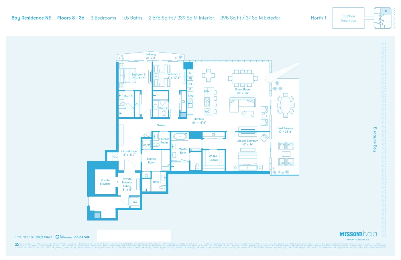 Missoni Baia floor plan Plan 2