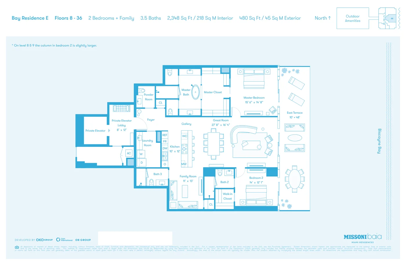 Missoni Baia floor plan Plan 3