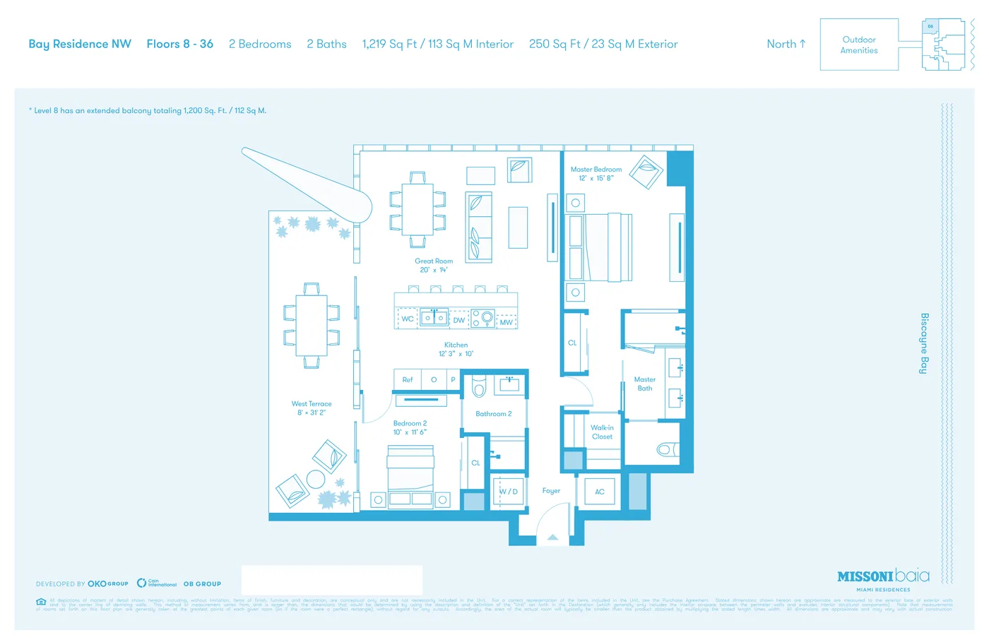 Missoni Baia floor plan Plan 4