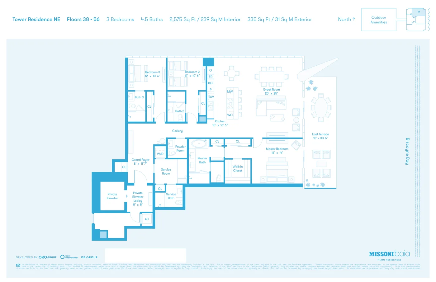 Missoni Baia floor plan Plan 8