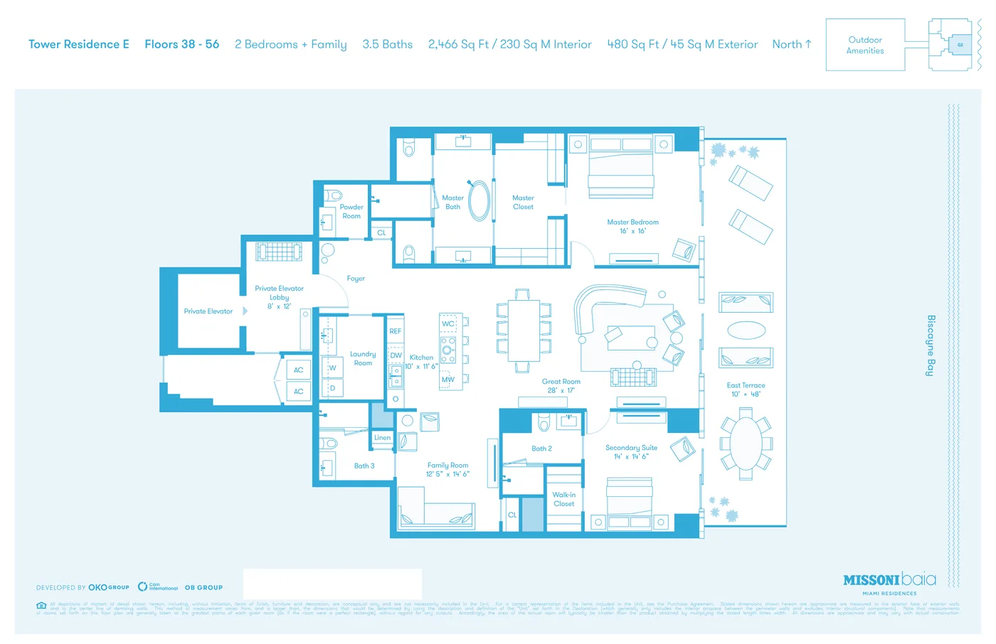 Missoni Baia floor plan Plan 9