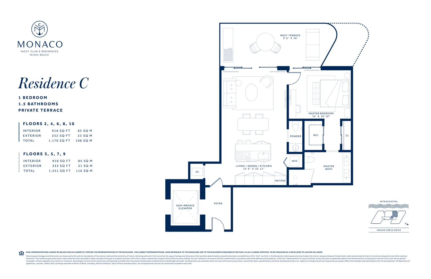 Monaco Yacht Club & Residences floor plan Plan 3