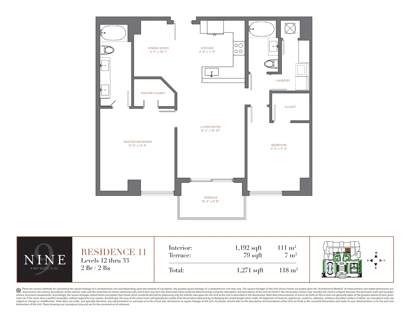 NINE at Mary Brickell Village floor plan Plan 20