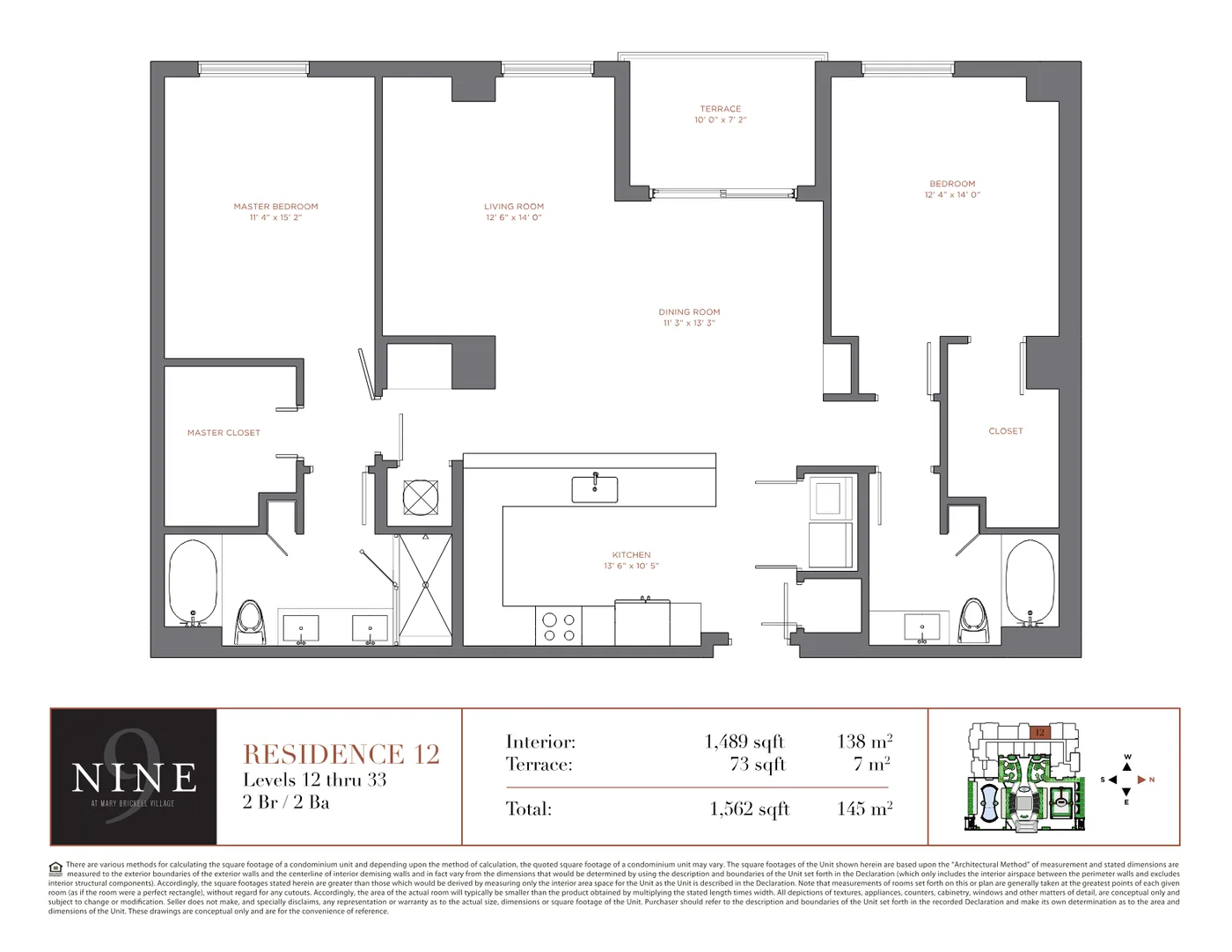 NINE at Mary Brickell Village floor plan Plan 21