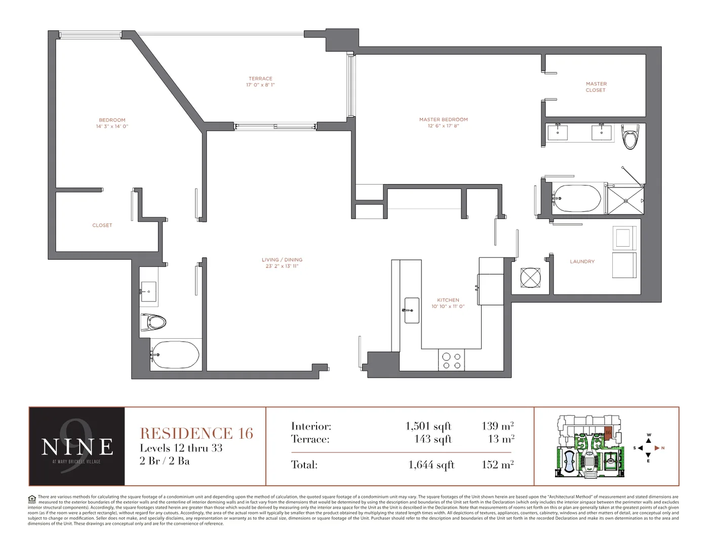 NINE at Mary Brickell Village floor plan Plan 25