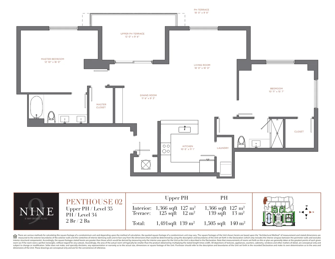 NINE at Mary Brickell Village floor plan Plan 28