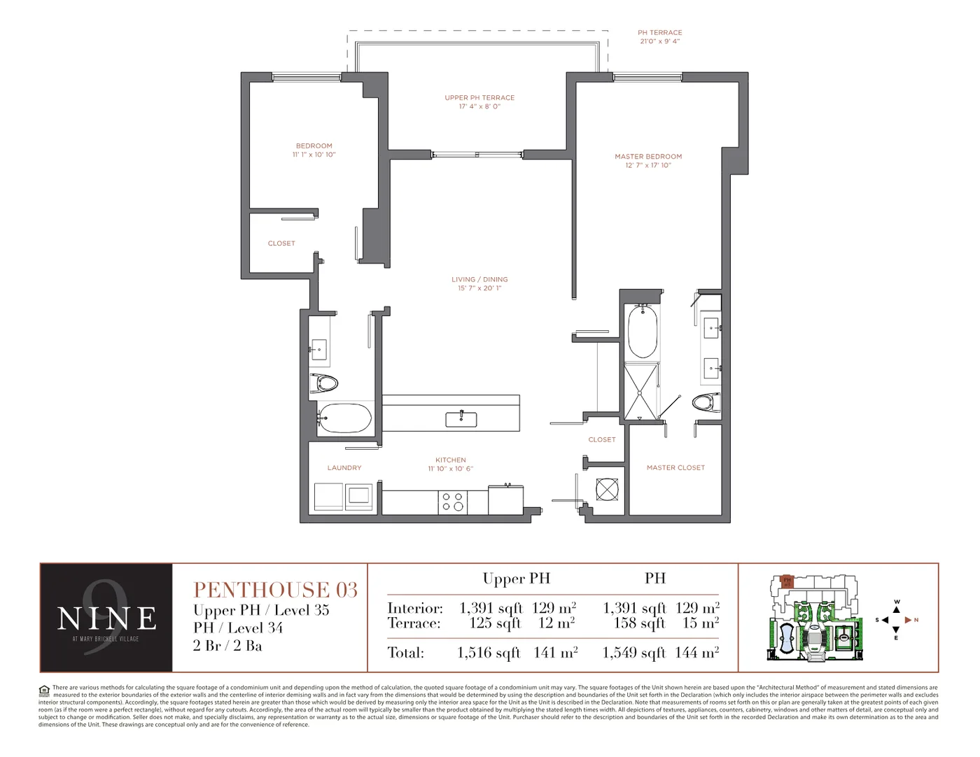 NINE at Mary Brickell Village floor plan Plan 29