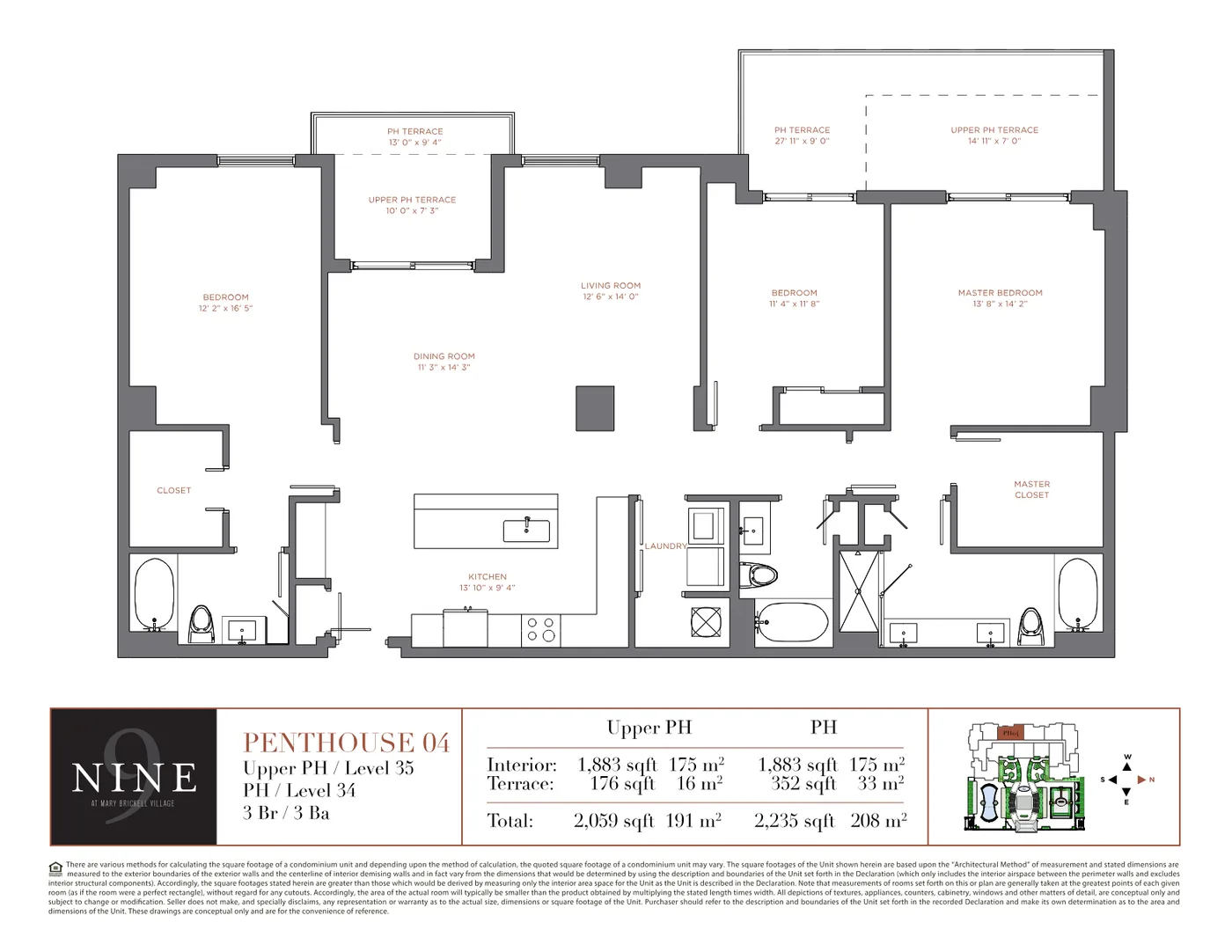 NINE at Mary Brickell Village floor plan Plan 30
