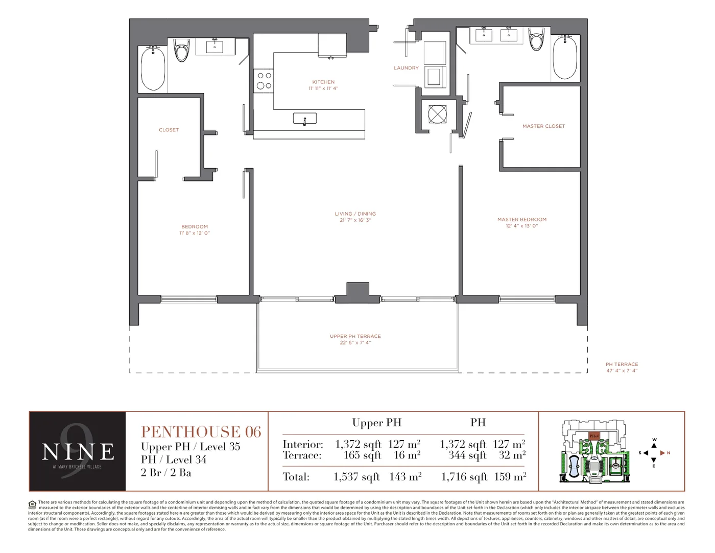 NINE at Mary Brickell Village floor plan Plan 32