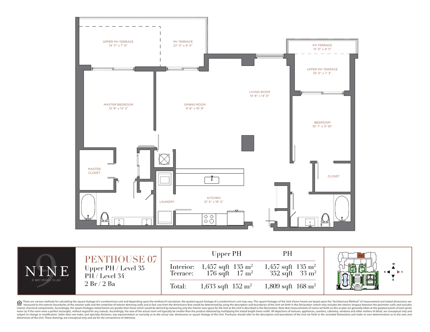 NINE at Mary Brickell Village floor plan Plan 33