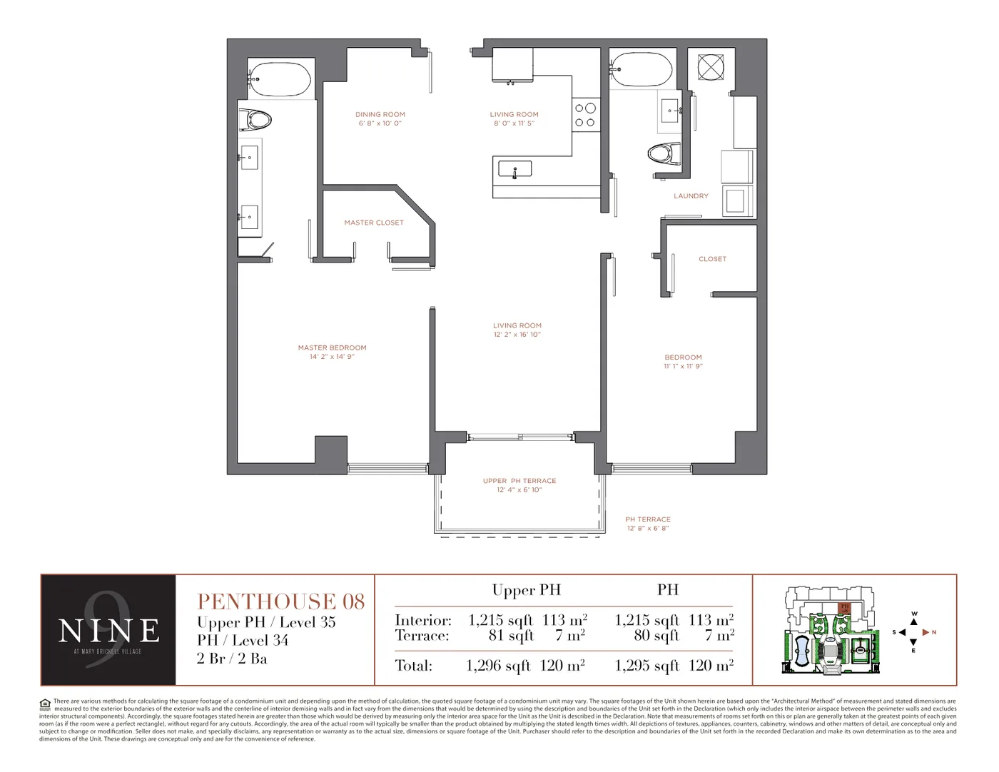 NINE at Mary Brickell Village floor plan Plan 34