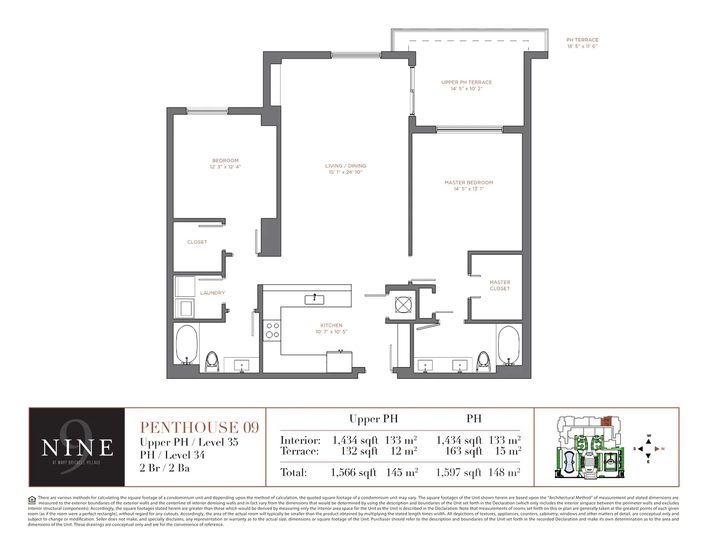 NINE at Mary Brickell Village floor plan Plan 35