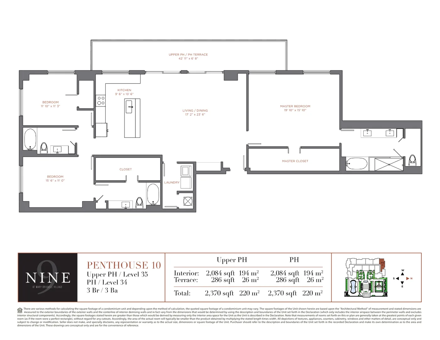NINE at Mary Brickell Village floor plan Plan 36