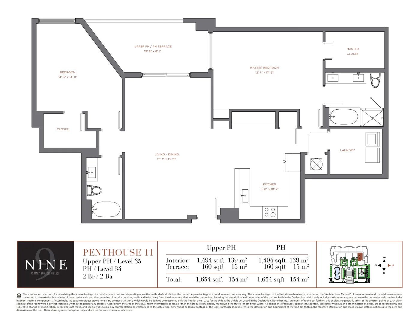NINE at Mary Brickell Village floor plan Plan 37