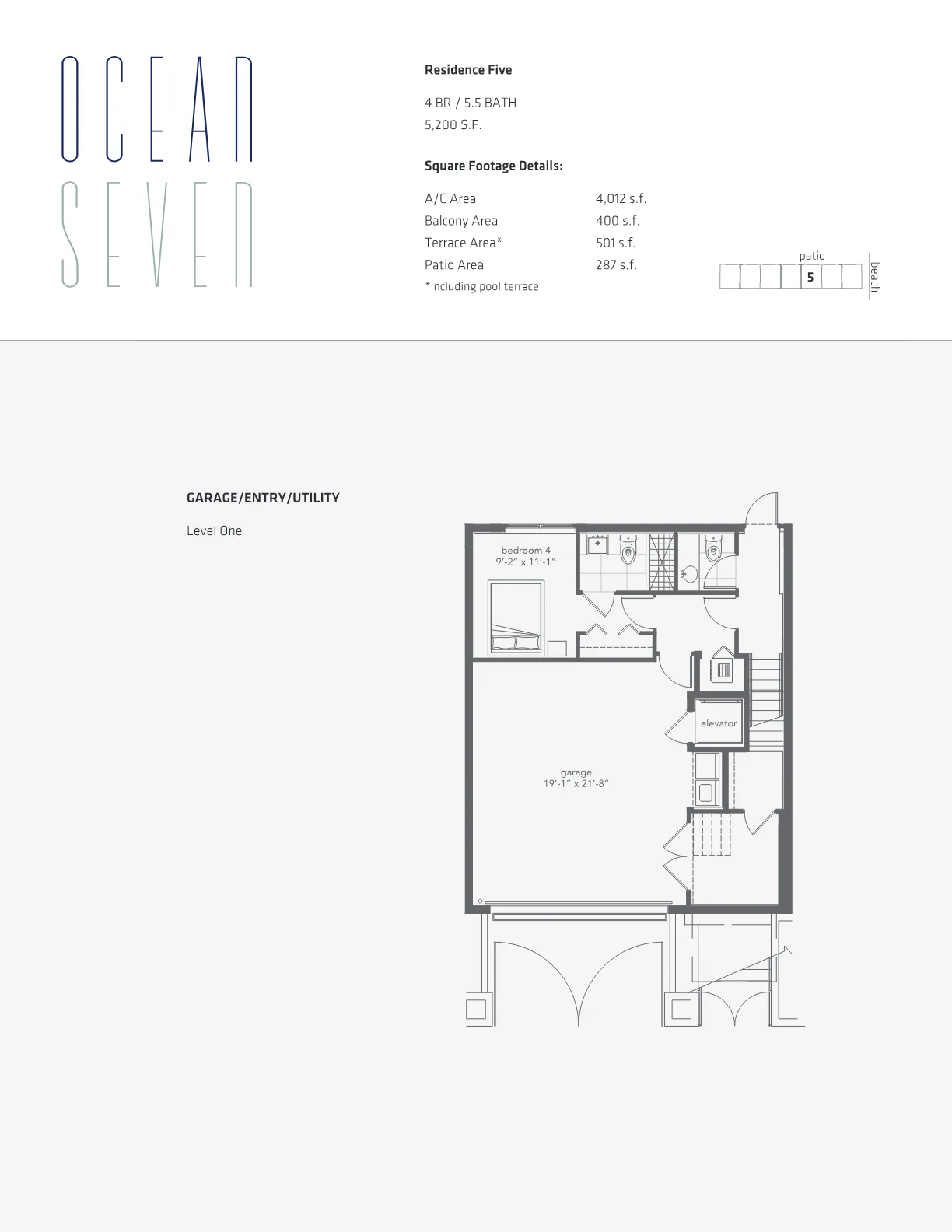 Ocean Seven floor plan Plan 13